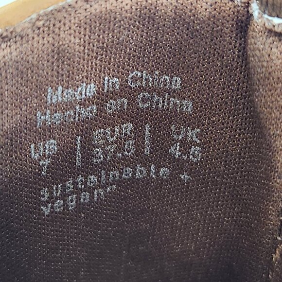 Call it Spring Vegan Leather Chelsea Boots Tan Size 7 - Picture 11 of 12